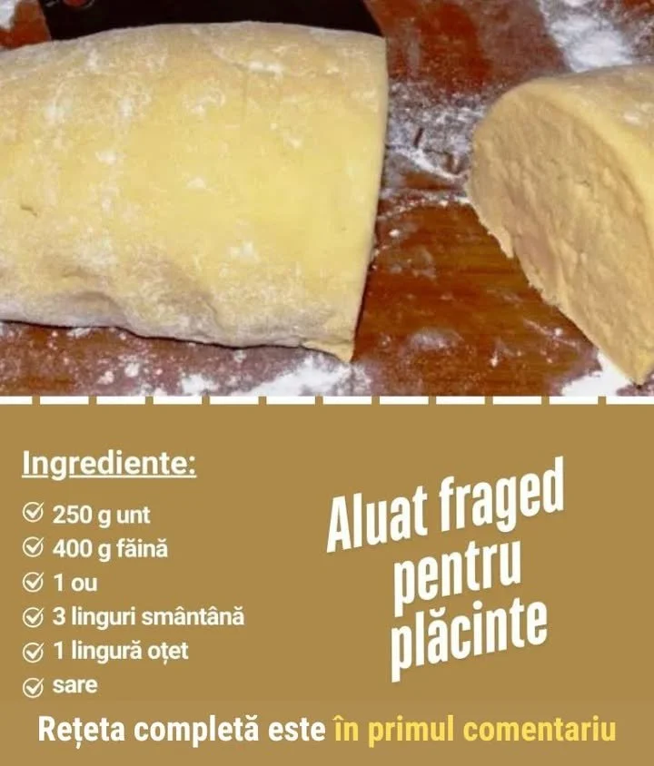 Rețetă de aluat de casă pentru plăcinte delicioase