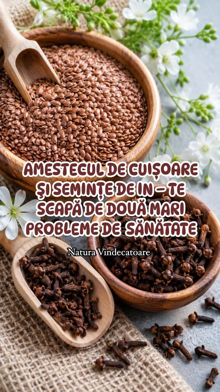 Amestec de cuișoare și semințe de in pentru sănătate