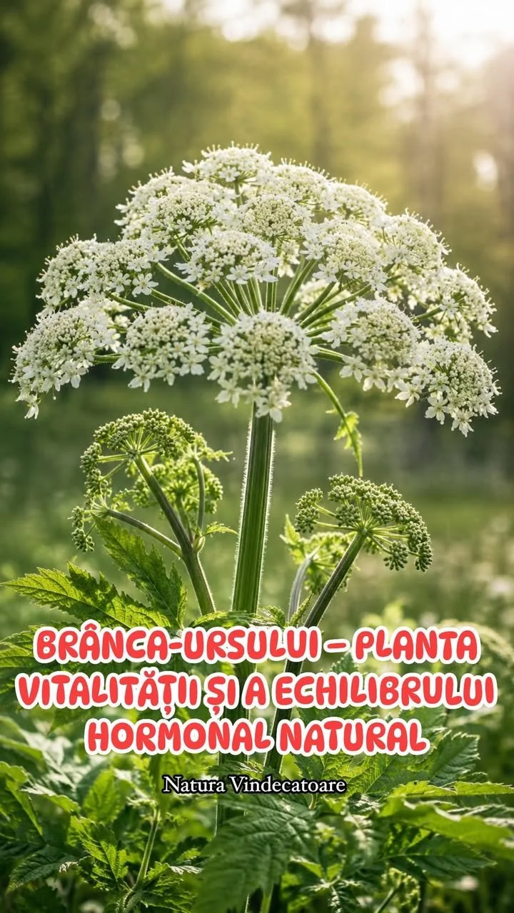 Brânca-ursului, plantă benefică pentru vitalitate și echilibru hormonal natural