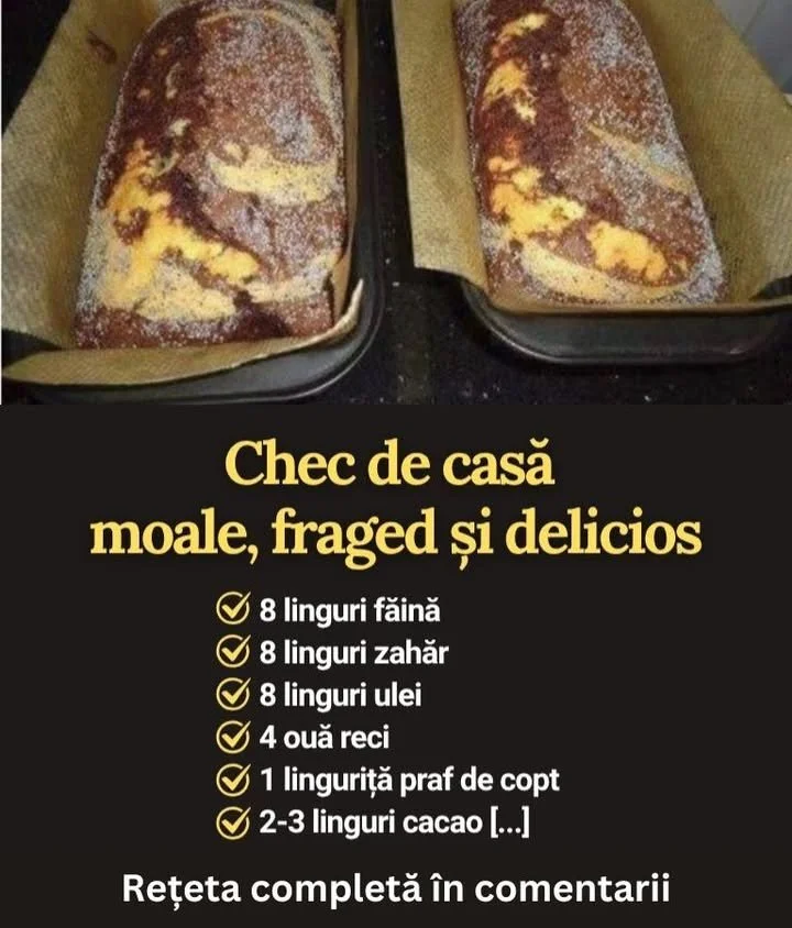 Chec de casă moale și delicios, perfect pentru deserturi și gustări.