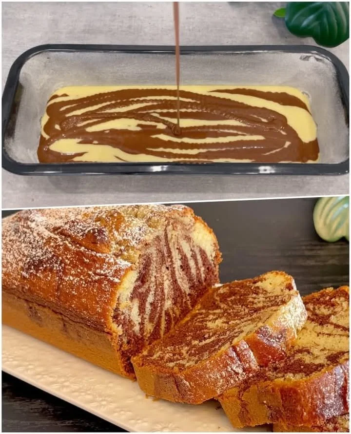 Chec marmorat cu cacao pufos și moale, ideal pentru deserturi savuroase
