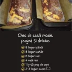 Chec moale și pufos, delicios, pe o farfurie albă cu fructe proaspete.