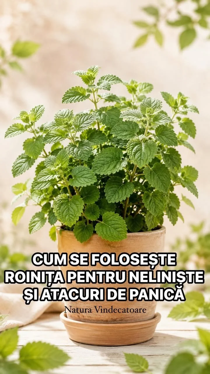 Planta roinița neliniște utilizată pentru combaterea stresului și atacurilor de panică.