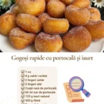 Gogoși cu portocale și iaurt, desert rapid și delicios