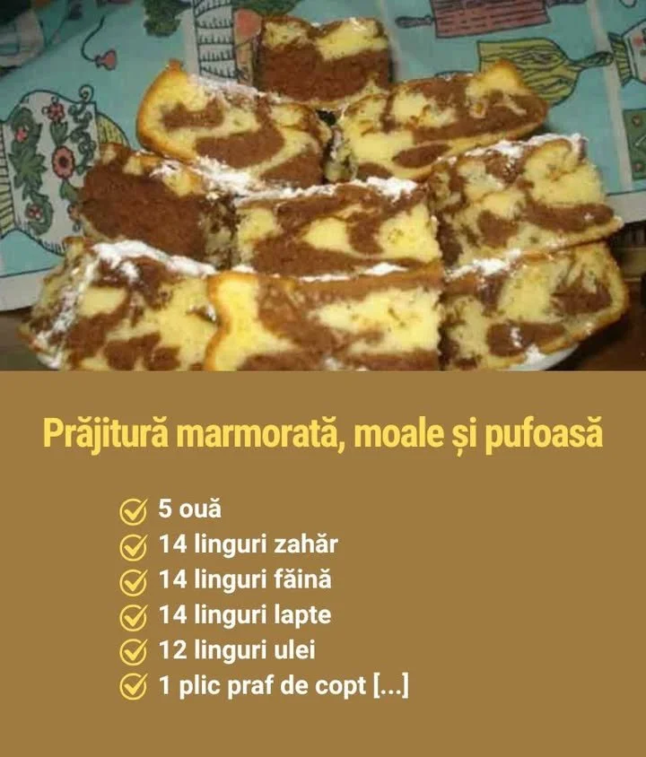 Prăjitura la tavă pufoasă și aerată, ideală pentru deserturi delicioase