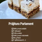Prăjitura Parlament - un desert delicios cu straturi de ciocolată și cremă fine.