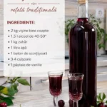 Vișinată de casă - rețetă simplă pentru băutura tradițională