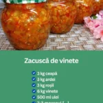 Zacuscă de vinete - rețetă tradițională românească delicioasă