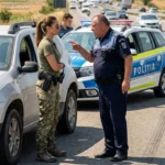 Femeia tăcută din uniforma militară, un comandant puternic și inspirațional.