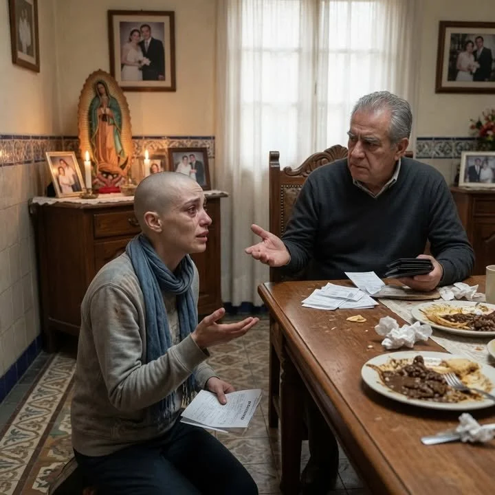Fiica care a învins cancerul îngrijind tatăl său bolnav fără vizitele familiei.