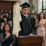 Mama adevărată cu tort la absolvirea fiului surorii mele după 19 ani