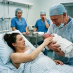 Medicul plângând de emoție la nașterea copilului bărbatului care m-a părăsit