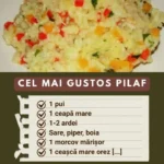 Pilaf aromat cu gust sățios, preparat delicios pentru mese copioase