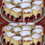 Prăjitură cu cirese proaspete, delicioasă și ușor de făcut pentru toate ocaziile.