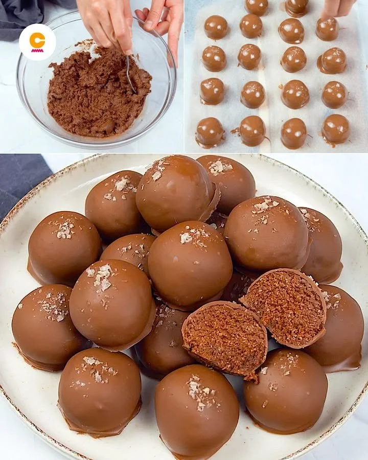 Rețetă de trufe cu 4 ingrediente, desert delicios și simplu de preparat.